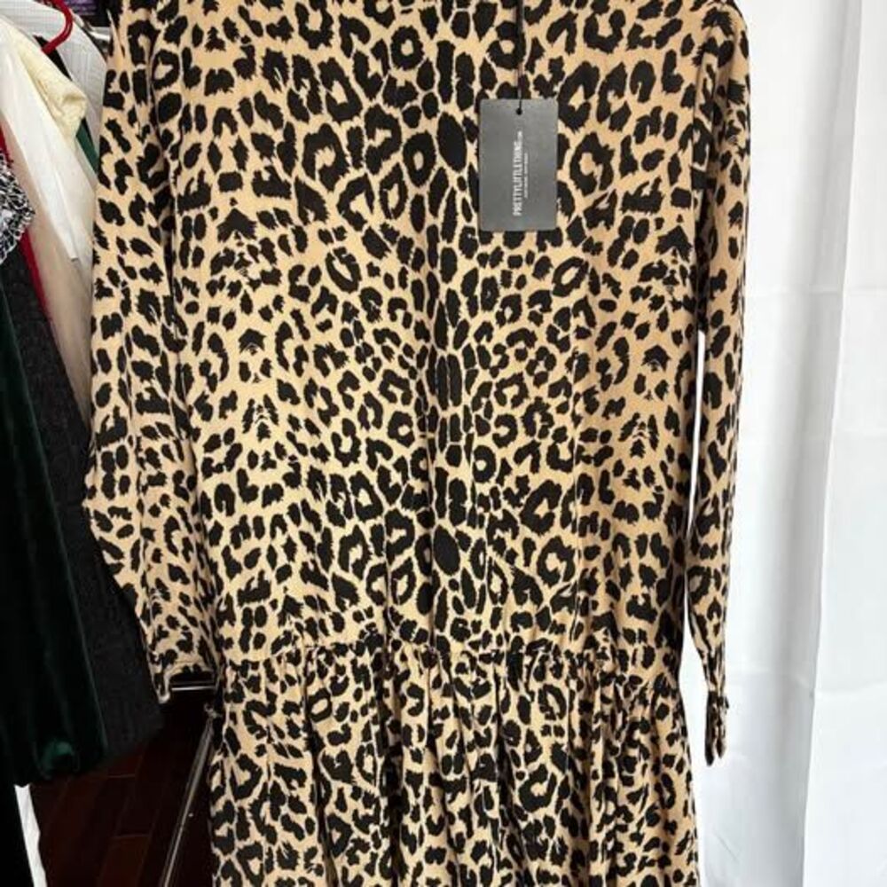 PrettyLittleThing Animal Print Dress NWT